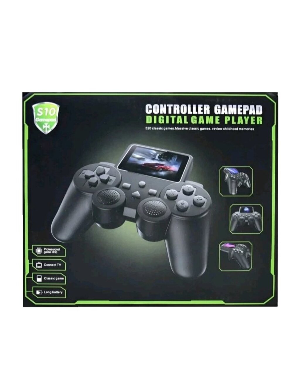 S10 Controller Gamepad Digital Player 520 Classic Games of Childhood Memories